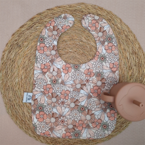 Babyslab bloemen pastel