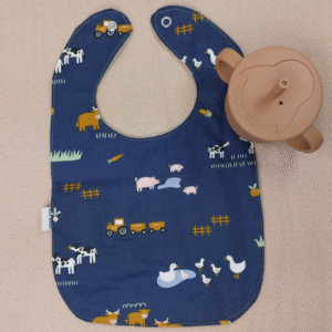Babyslab boerderij blauw