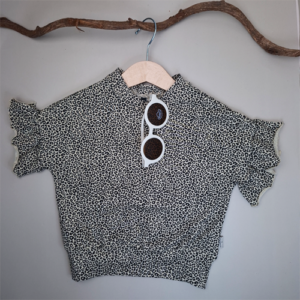 Oversized top marijke panter