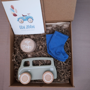 Kraamcadeau jongen autobus