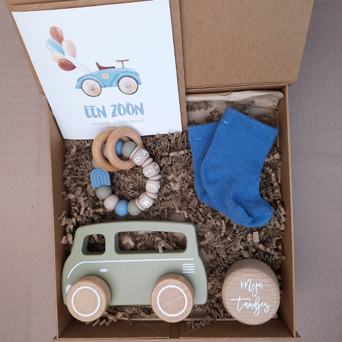 Kraamcadeau jongen autobus - Afbeelding 3