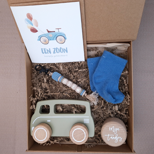 Kraamcadeau jongen autobus - Afbeelding 5