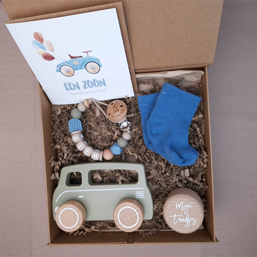 Kraamcadeau jongen autobus - Afbeelding 4
