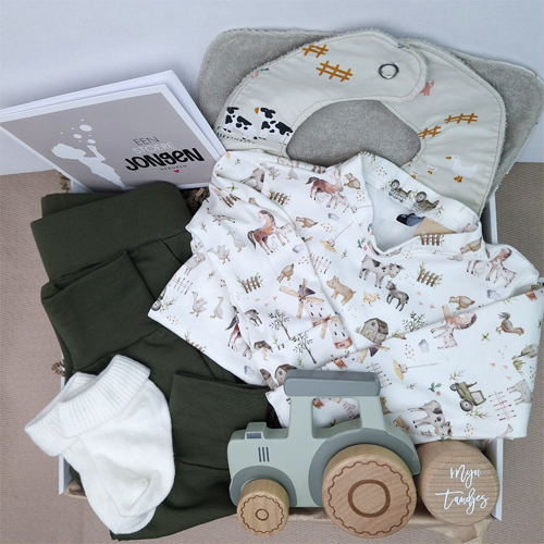 Kraamcadeau jongen tractor babykleding - Afbeelding 7