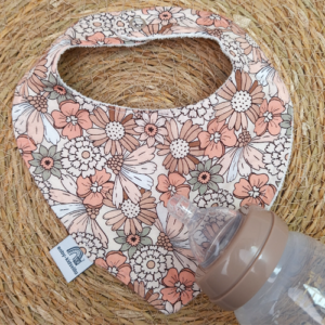 Newbornslab bloemen pastel