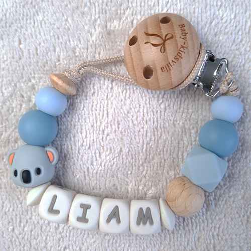 Speenkoord met naam jongen koalabeer - Afbeelding 2