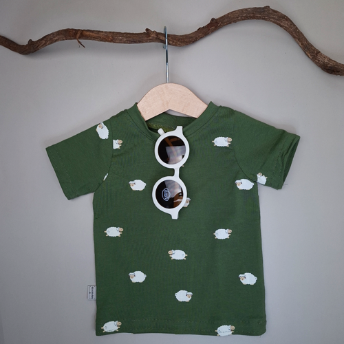 Baby short olijfgroen - Afbeelding 2