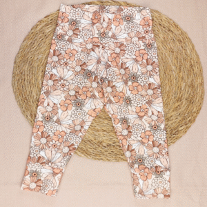 Babybroekje legging bloemen pastel