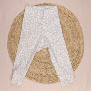Babybroekje legging millefleur taupe