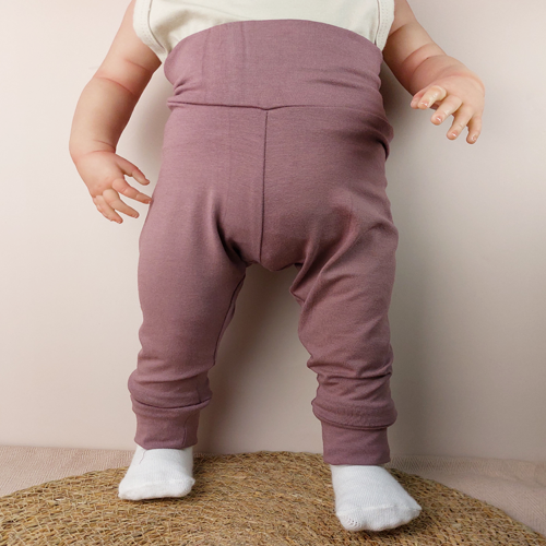 Babybroekje legging mauve - Afbeelding 3