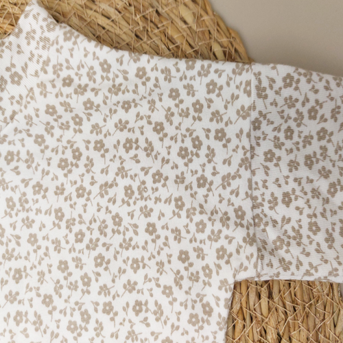Longsleeve millefleur wit - Afbeelding 3