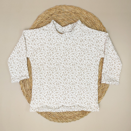 Longsleeve millefleur wit