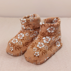 Babyslofjes bloemen roest