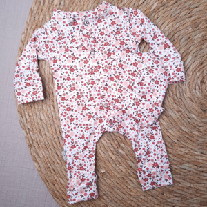 Baby boxpakje kleine bloemen oudroze
