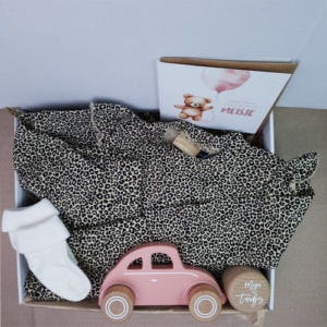 Kraamcadeau meisje auto babykleding