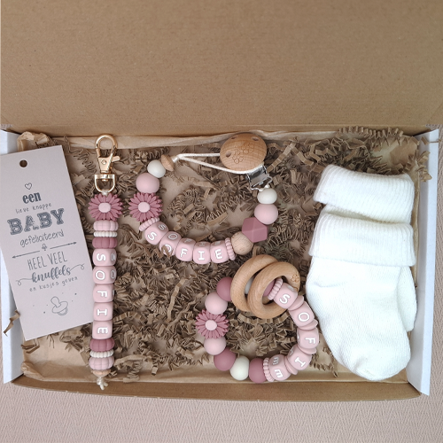 Brievenbus kraamcadeau met naam daisy