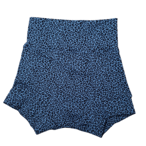 Baby short belly bummie panter indogo blauw