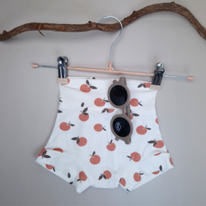 Baby short belly bummie perzik