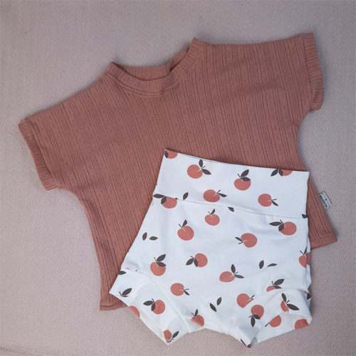 T-shirt boxy tee perzik - Afbeelding 3