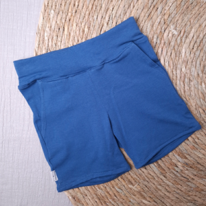 Short relax indigo blauw