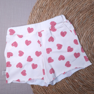 Short ruffle hartjes