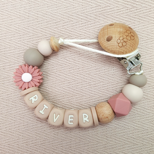 Speenkoord met naam meisje daisy rosewood