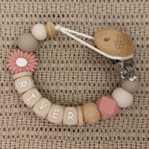 Speenkoord met naam meisje daisy rosewood