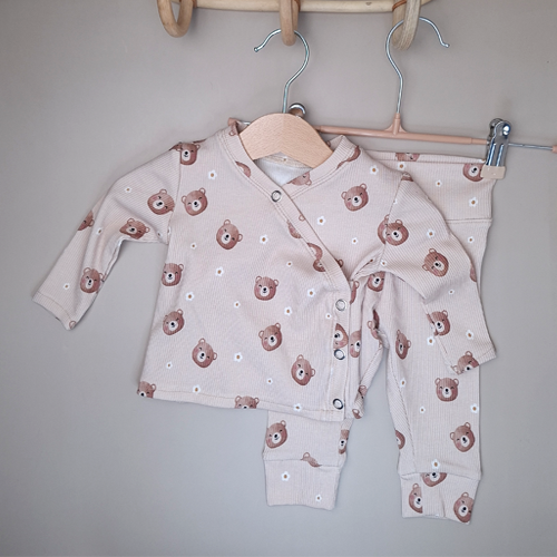 Overslagshirtje beren beige - Afbeelding 3