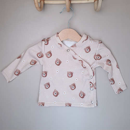 Overslagshirtje beren beige