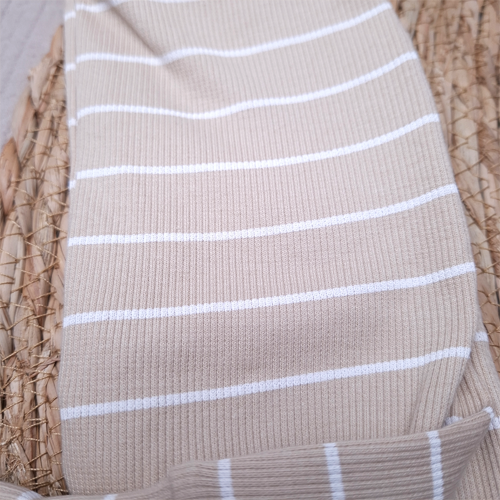 Baby overslag shirtje streep beige - Afbeelding 5