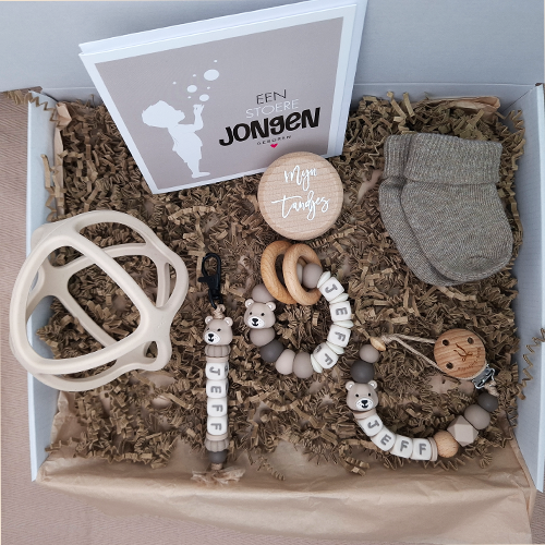 Kraamcadeau jongen bijtspeelgoed bal - Afbeelding 6