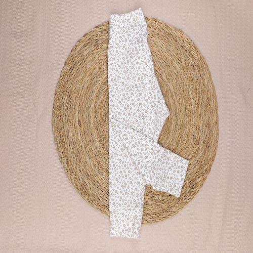 Babybroekje legging millefleur wit - Afbeelding 2