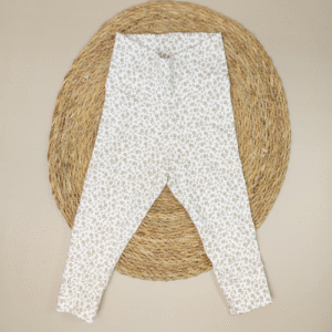 Babybroekje legging millefleur wit