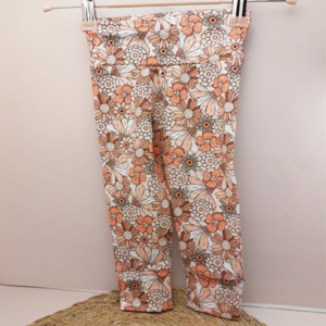 Babylegging bloemen pastel