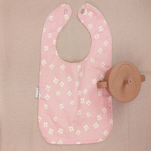 Babyslab mini daisy roze