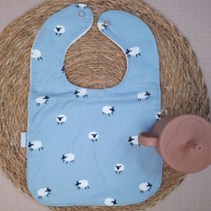 Babyslab schaap blauw