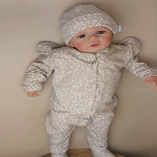 Boxpakje millefleur taupe - Afbeelding 2