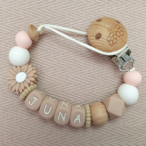 Speenkoord met naam meisje daisy wood