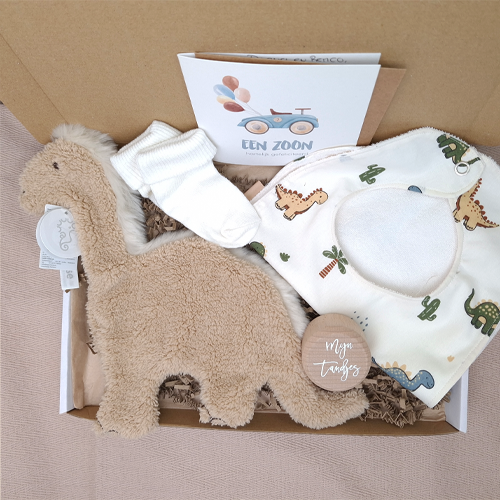 Brievenbus kraamcadeau jongen happy horse dino - Afbeelding 4