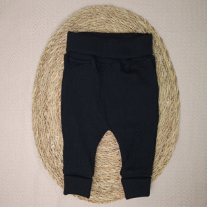 Babybroekje relax rib zwart