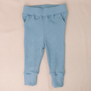 Babybroekje relax rib grijsblauw