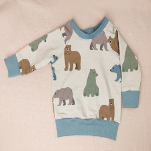 Sweater raglan beren