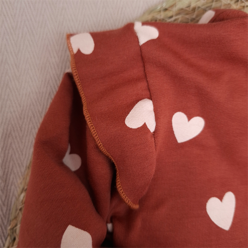 Sweater ruffle hartjes - Afbeelding 2