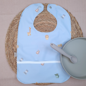 Slab xl waterproof krokodillen babyblauw