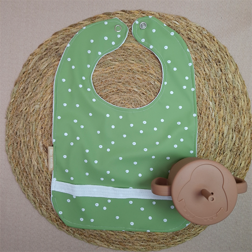 Babyslab waterproof stip groen