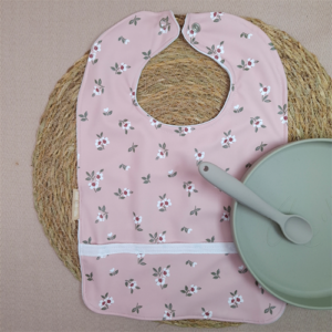 Slab XL bloemen licht roze