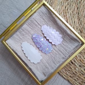 Haarspeldjes ribbel mauve