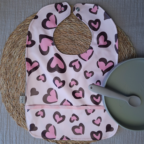 Slab XL waterproof hartjes roze