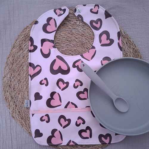 Slab XL waterproof hartjes roze